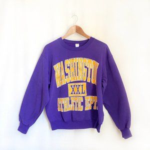 Vintage Washington Athletics Crewneck Sweatshirt